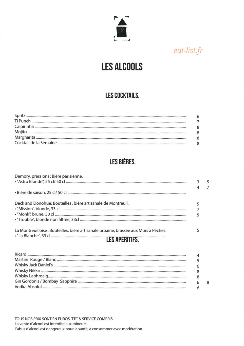 La Maison — carte page 4