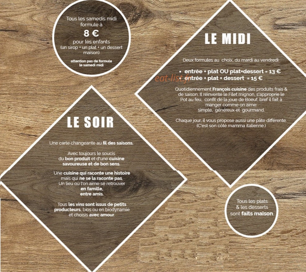 La Maison — carte page 1