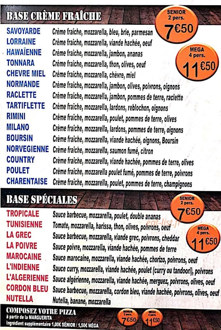 La Nostra — carte page 4