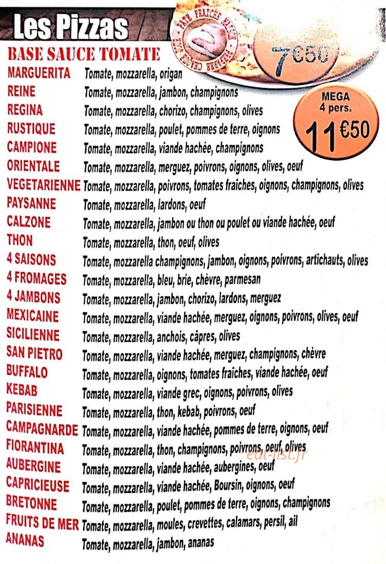 La Nostra — carte page 3