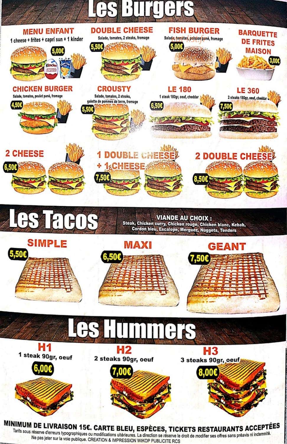 La Nostra — carte page 2