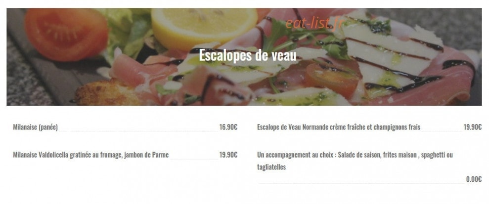 Le Capri — carte page 7