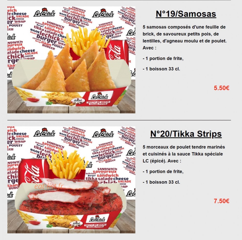 Le Chick — carte page 10