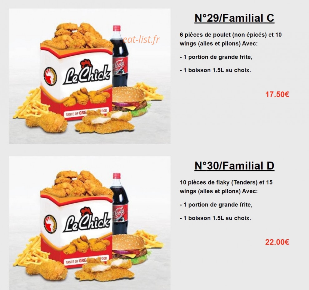 Le Chick — carte page 15
