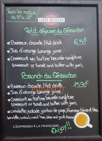 Le Gévaudan — carte page 1
