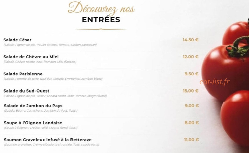 Le grand café — carte page 1