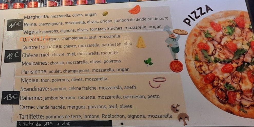 Le Patio Rooftop — carte page 1