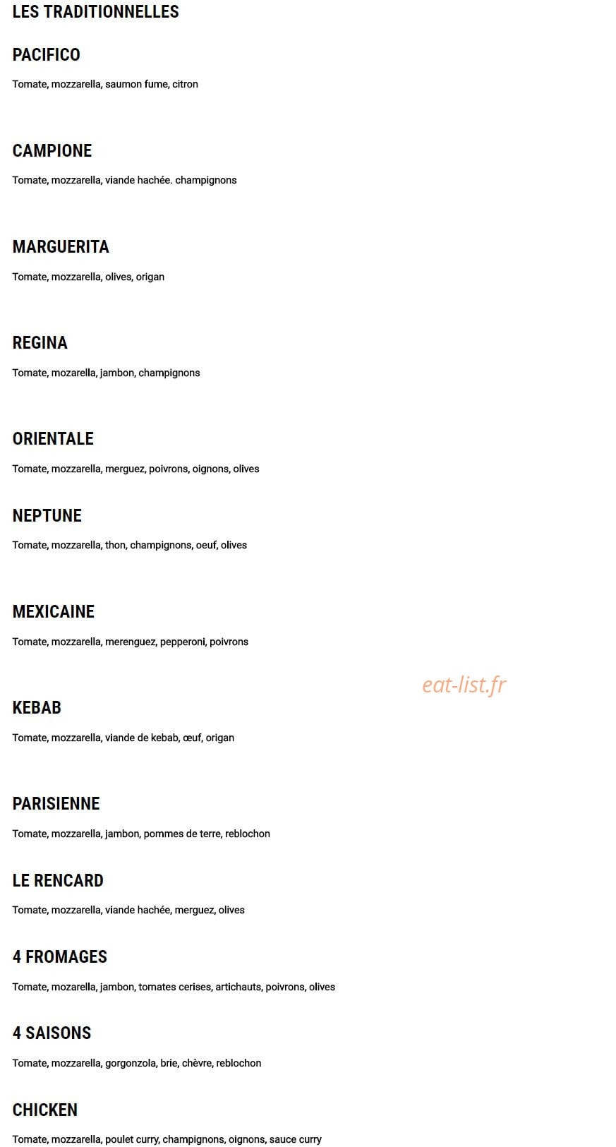 Le Rencard — carte page 2