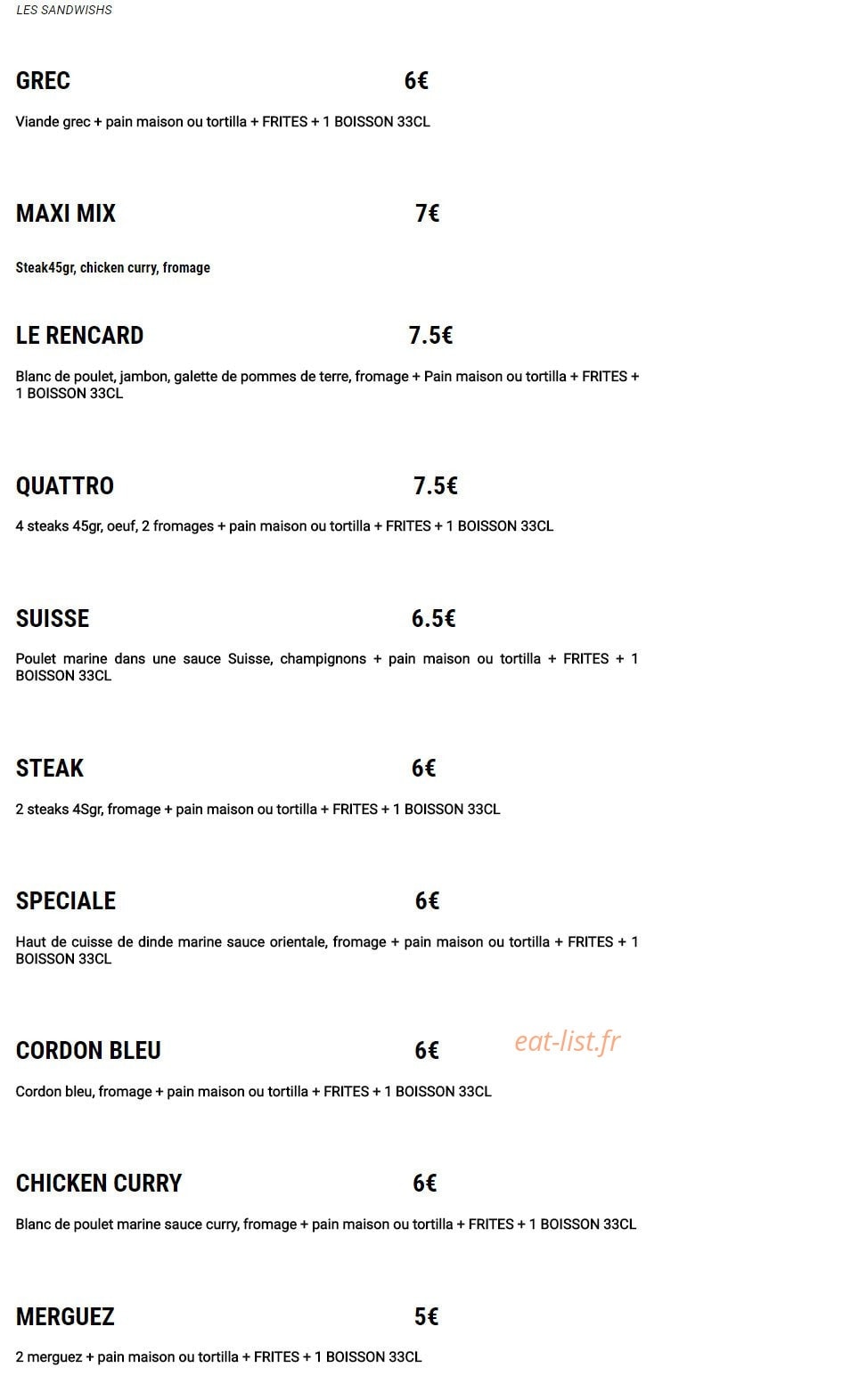 Le Rencard — carte page 4