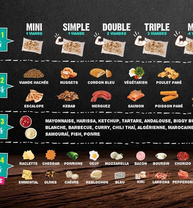 Le Tacos de Lyon — carte page 3