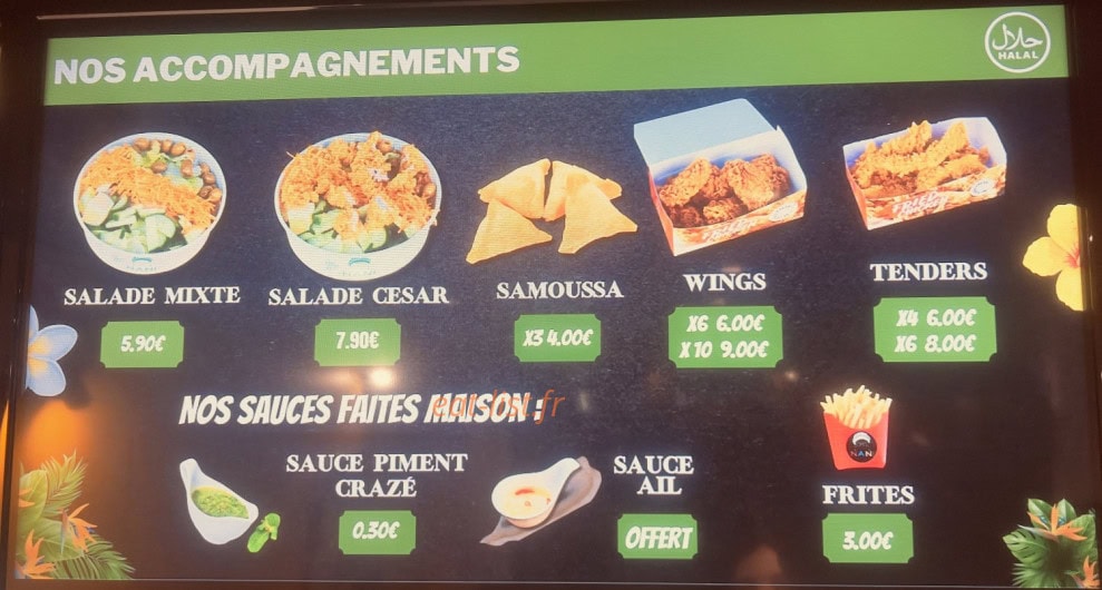 Nani aux saveurs de l’île maurice — carte page 1