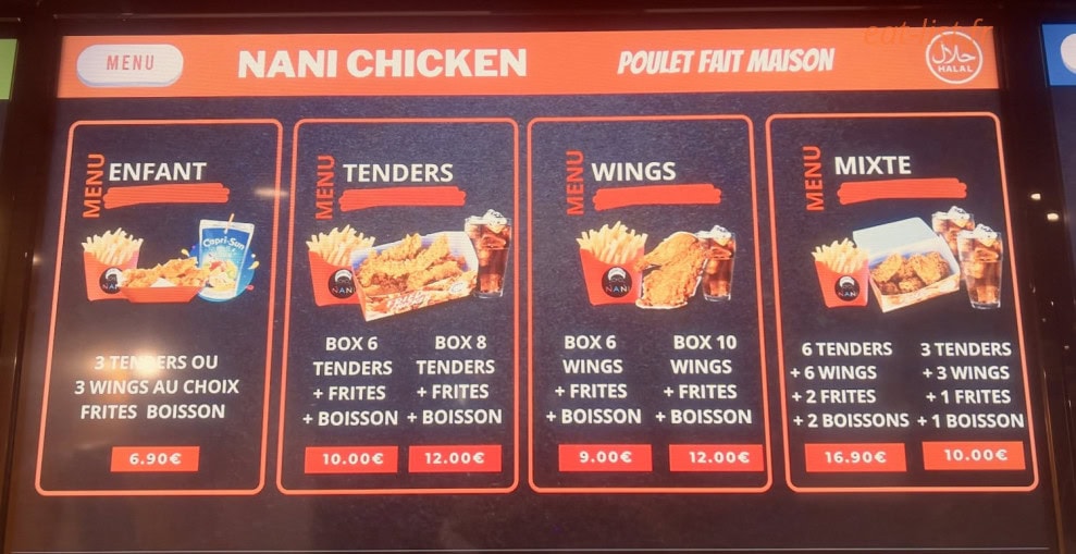 Nani aux saveurs de l’île maurice — carte page 3