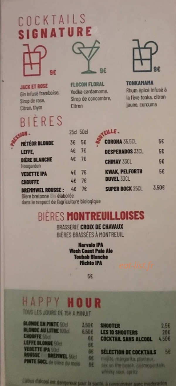 O'Villagio — carte page 6