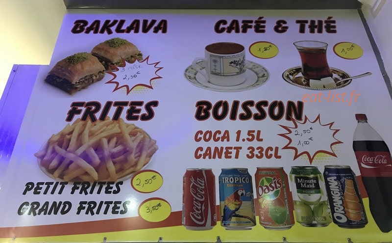 Restaurant Asya — carte page 2