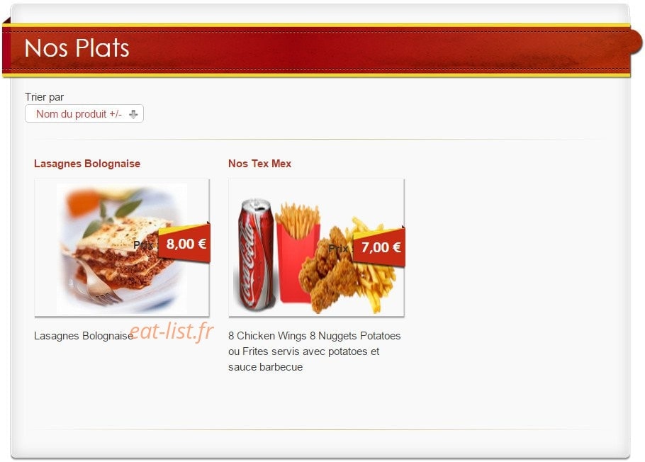 Riya Pizza — carte page 11