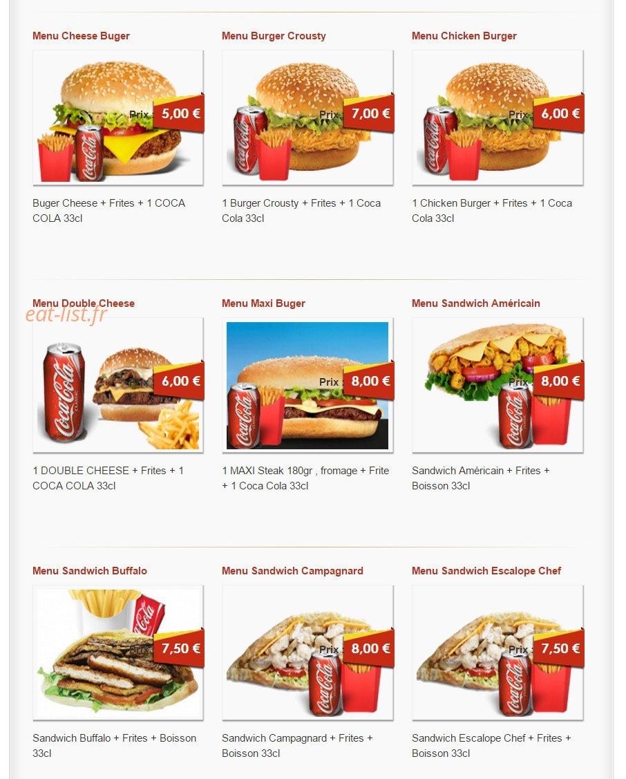 Riya Pizza — carte page 7