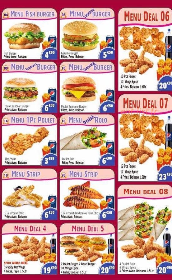 Stef’s — carte page 3