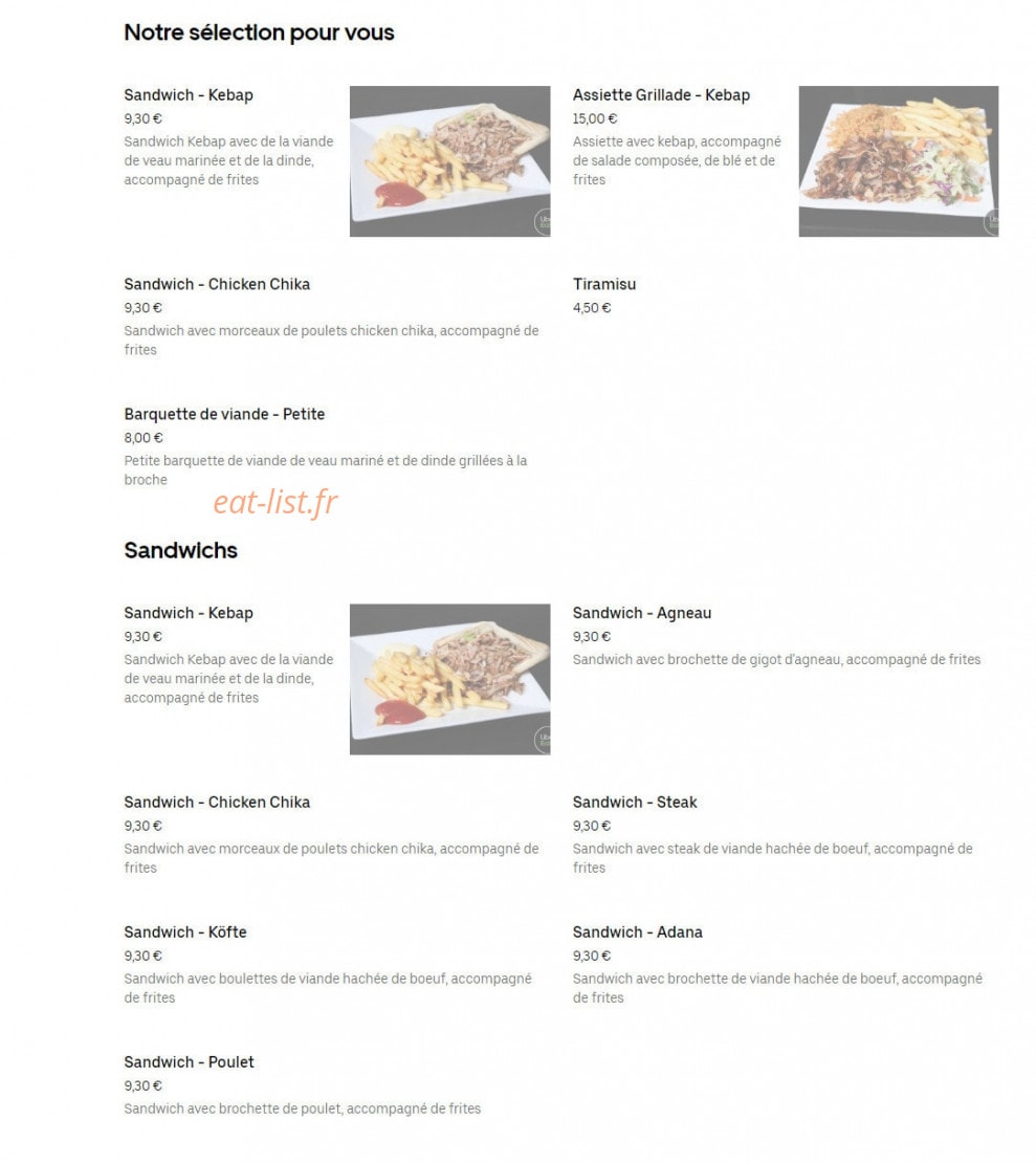 Sultan — carte page 1