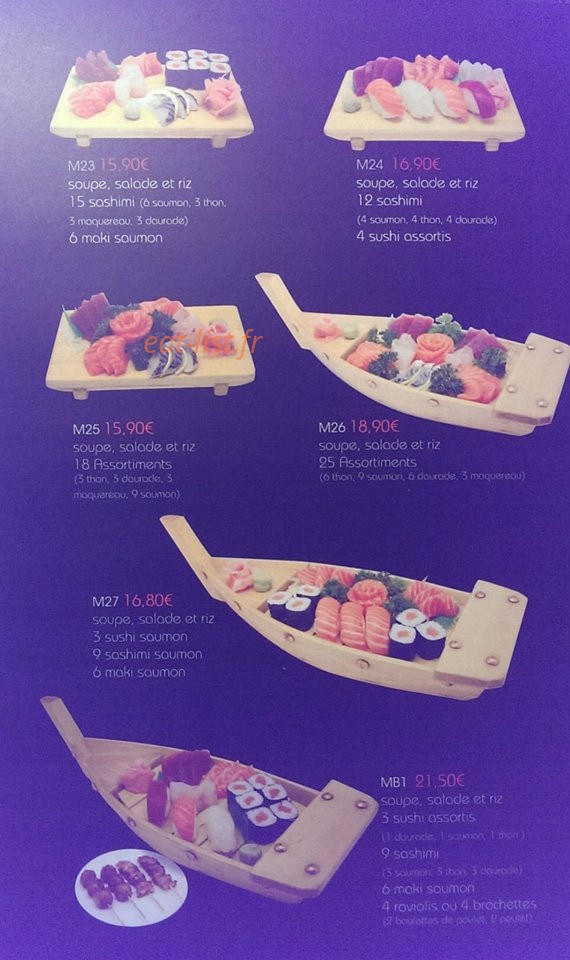 Sushi Kendo — carte page 12