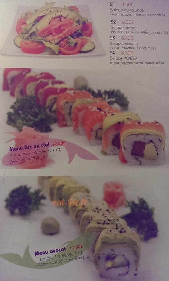 Sushi Kendo — carte page 13