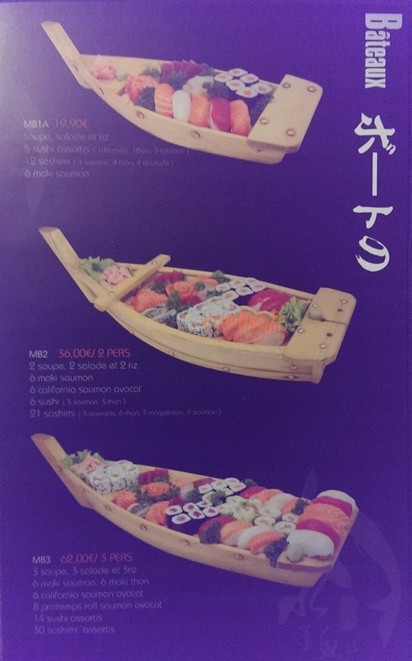 Sushi Kendo — carte page 11