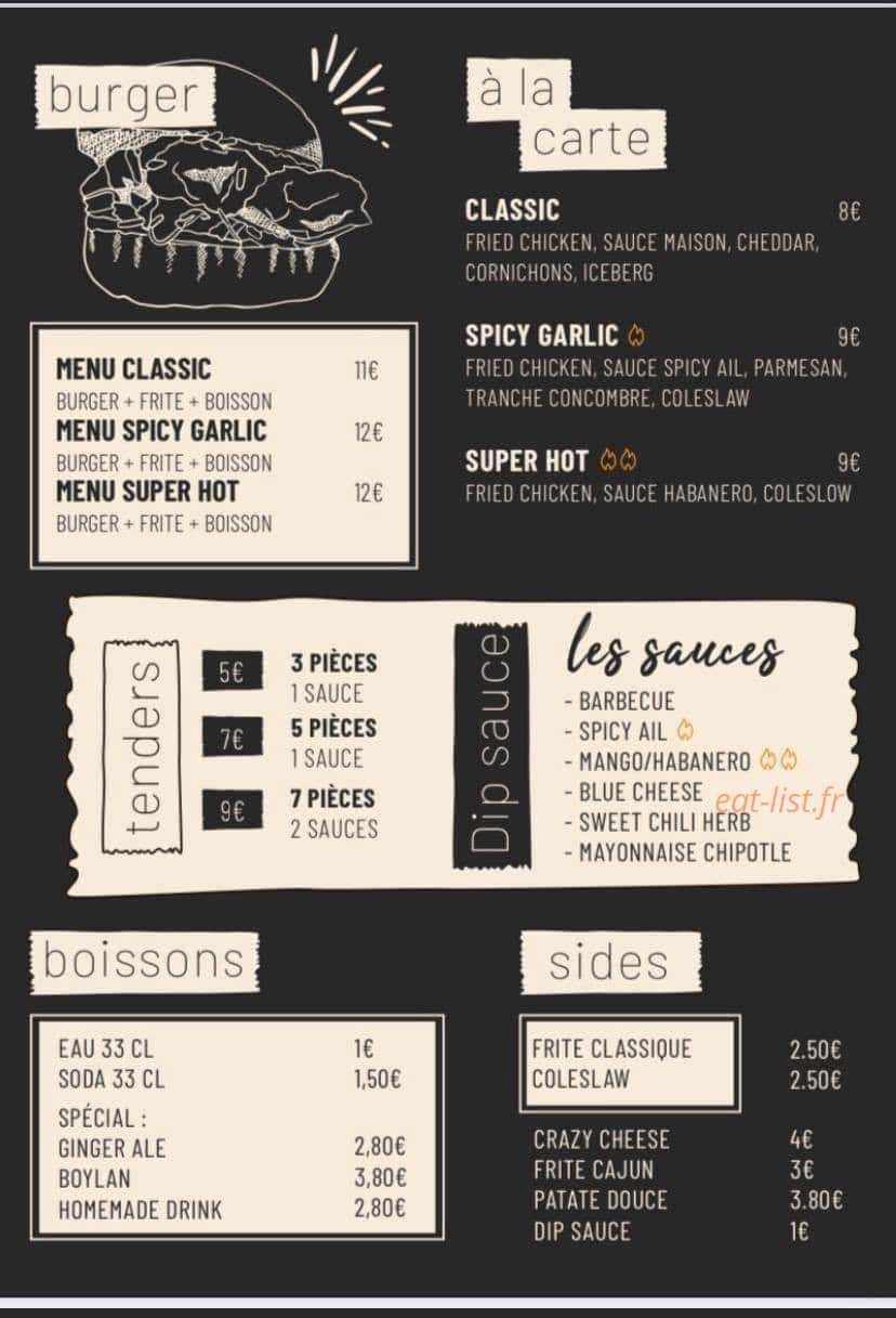 Wings and chill — carte page 3