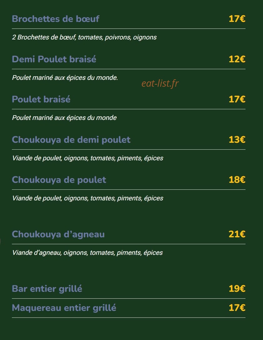 Yummia — carte page 3