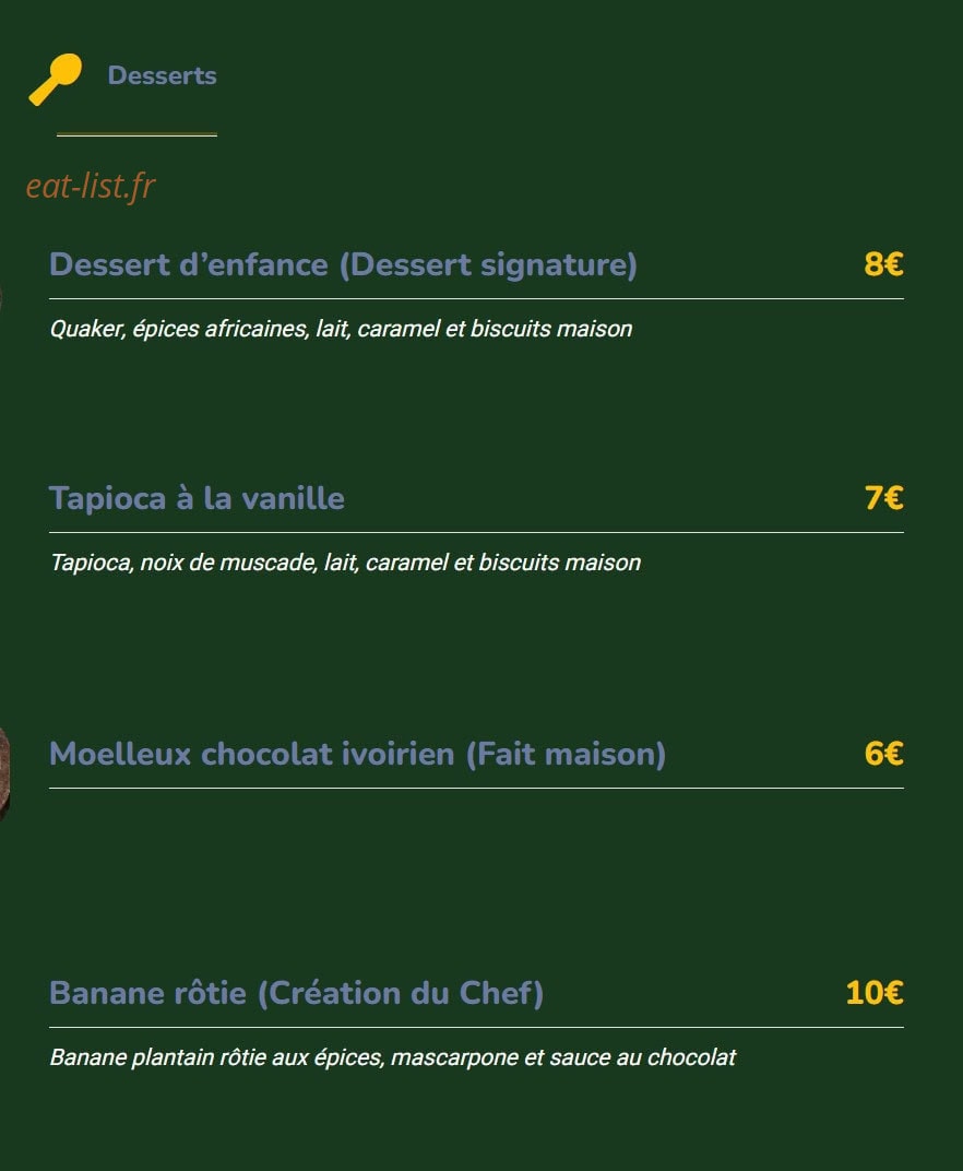 Yummia — carte page 4