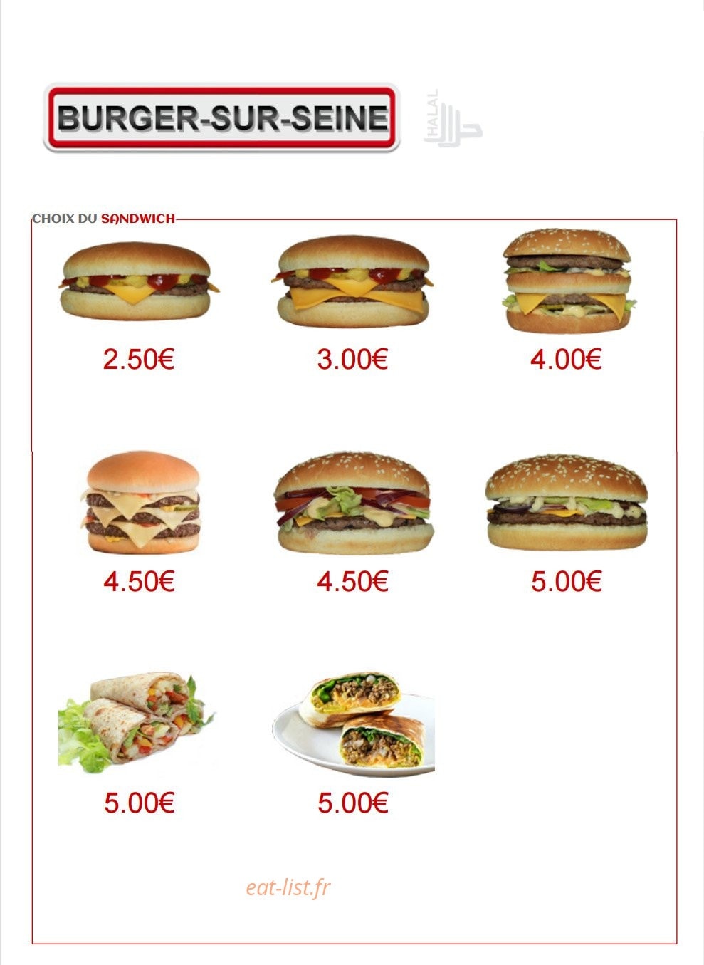 Burger-Sur-Seine — carte page 1