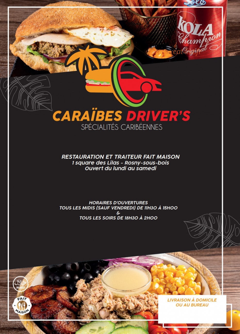 Caraïbes Driver’s — carte page 1
