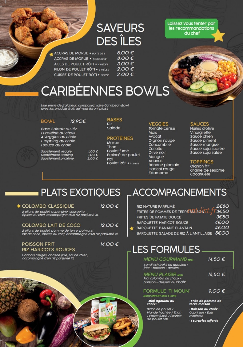 Caraïbes Driver’s — carte page 2