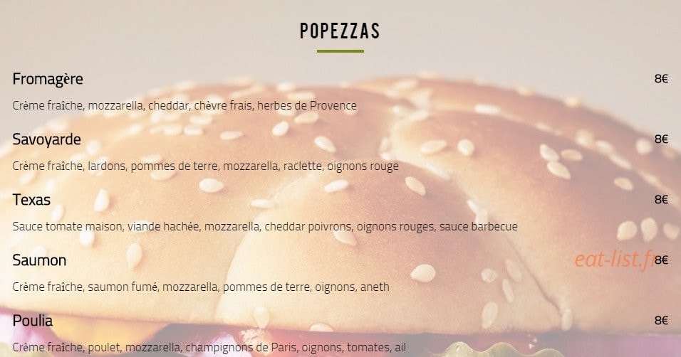 Fresh and Pop — carte page 1