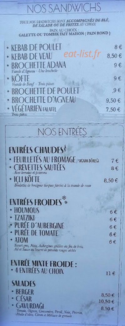 Izgara — carte page 1
