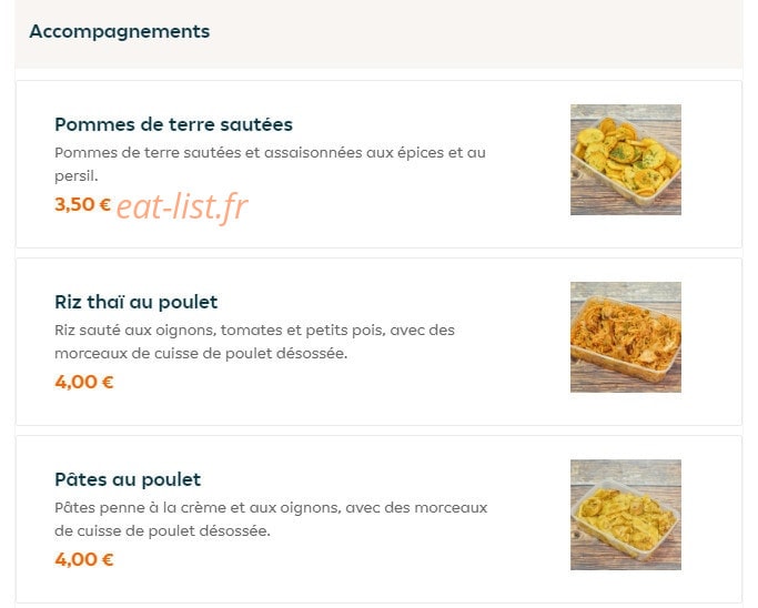 Master Poulet — carte page 2