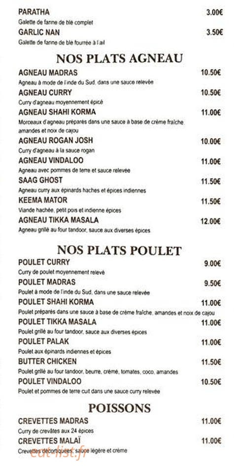 Rasoi — carte page 3