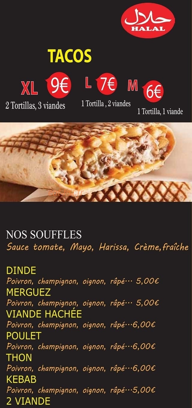Rban food — carte page 3