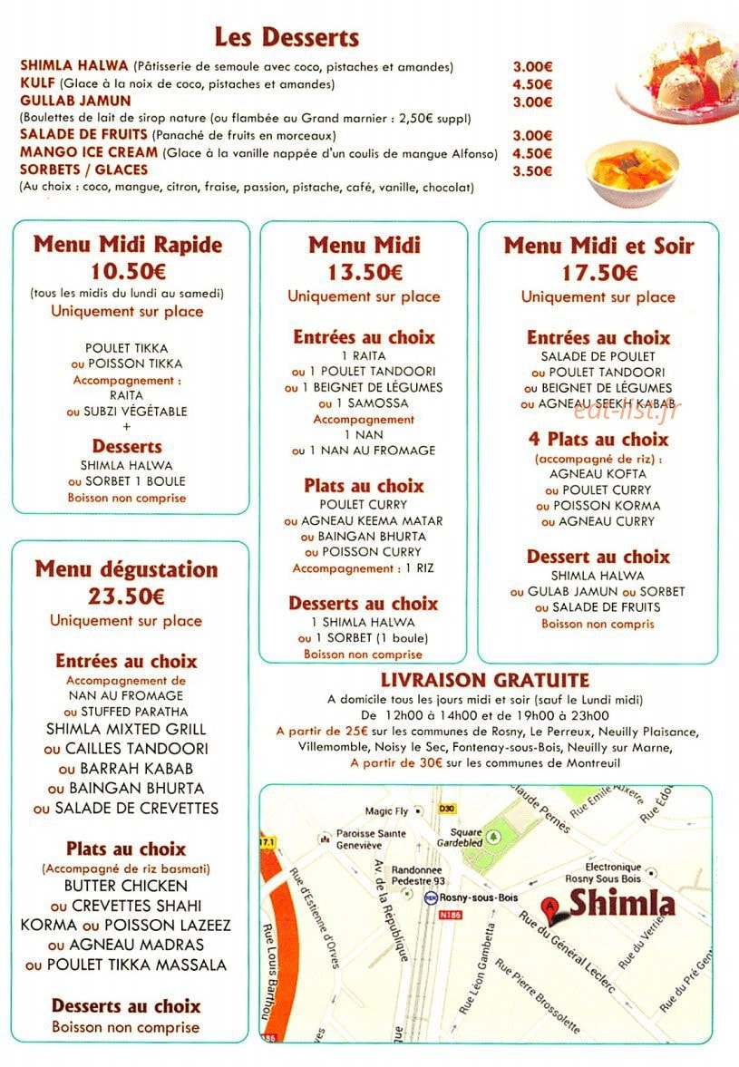 Shimla — carte page 4