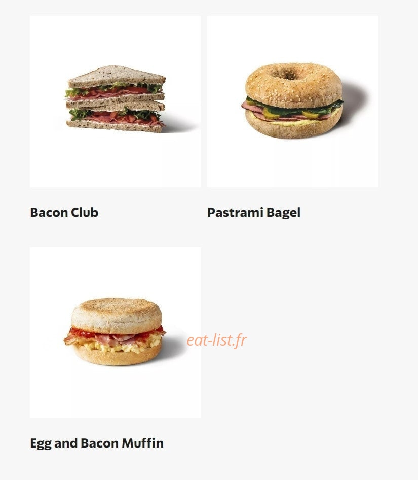 Starbucks Coffee — carte page 9
