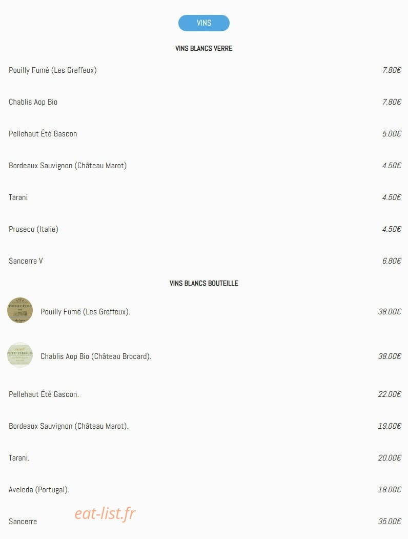 Wine-Not — carte page 14