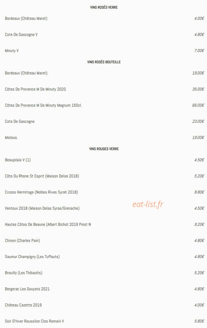 Wine-Not — carte page 12