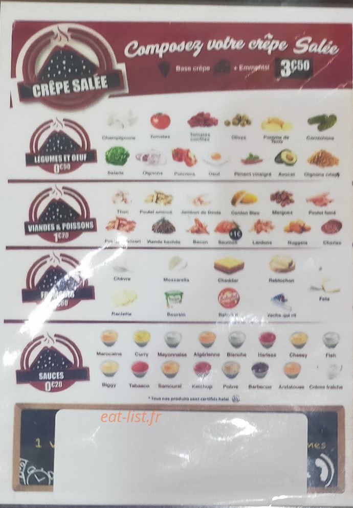 Fais Ta Crêpe — carte page 1