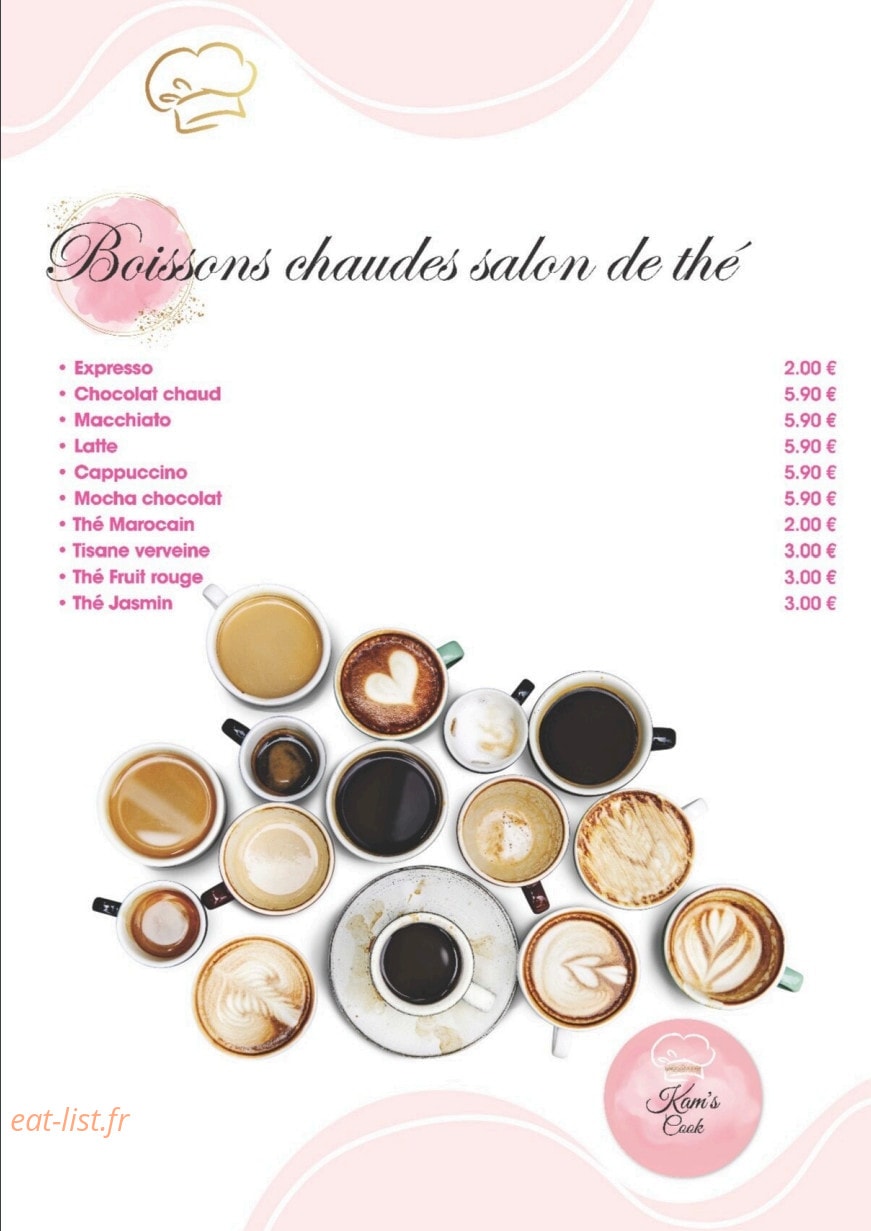 Kam's Cook — carte page 9