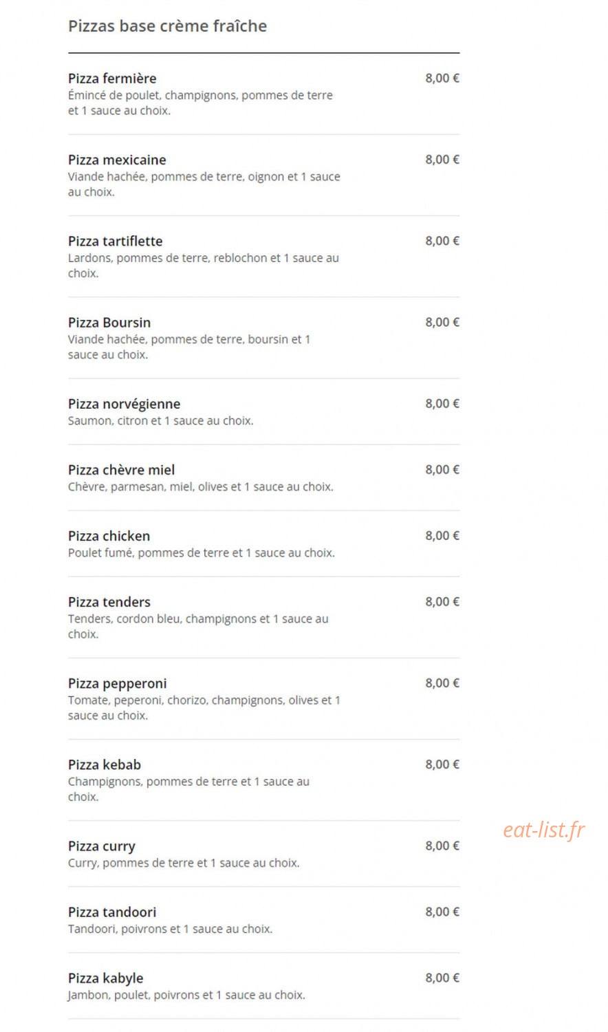 Pastapizz — carte page 4