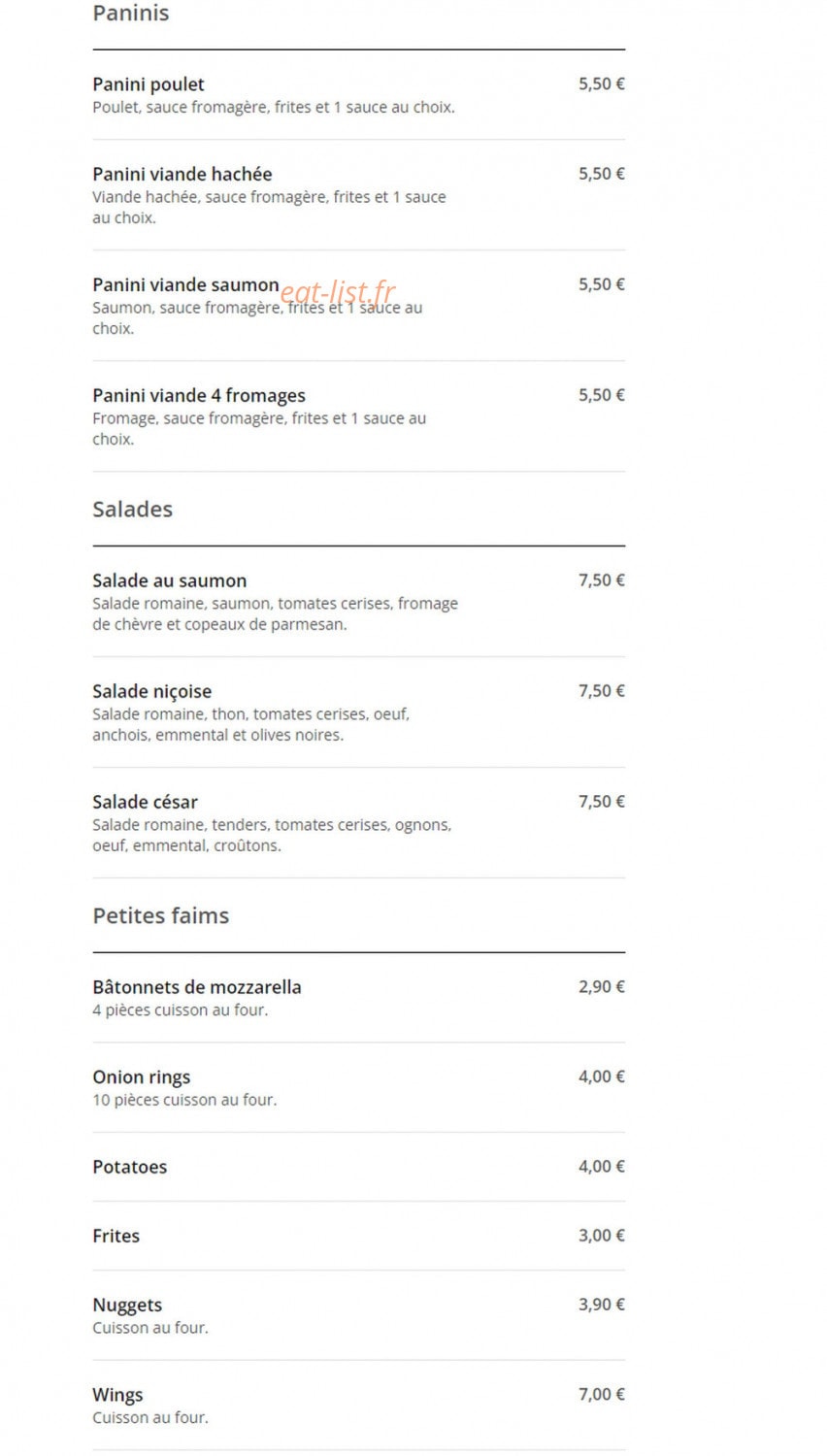 Pastapizz — carte page 7
