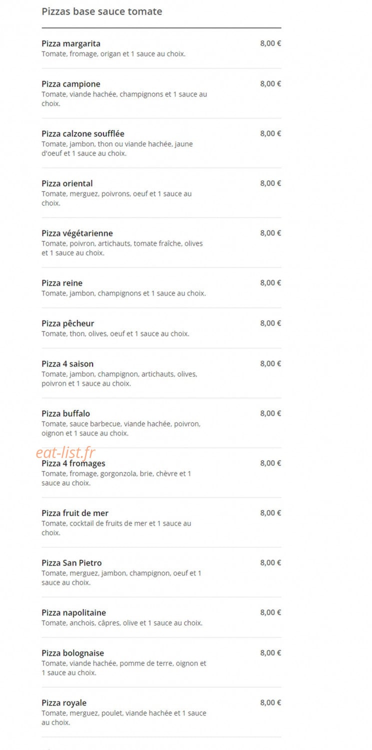 Pastapizz — carte page 3
