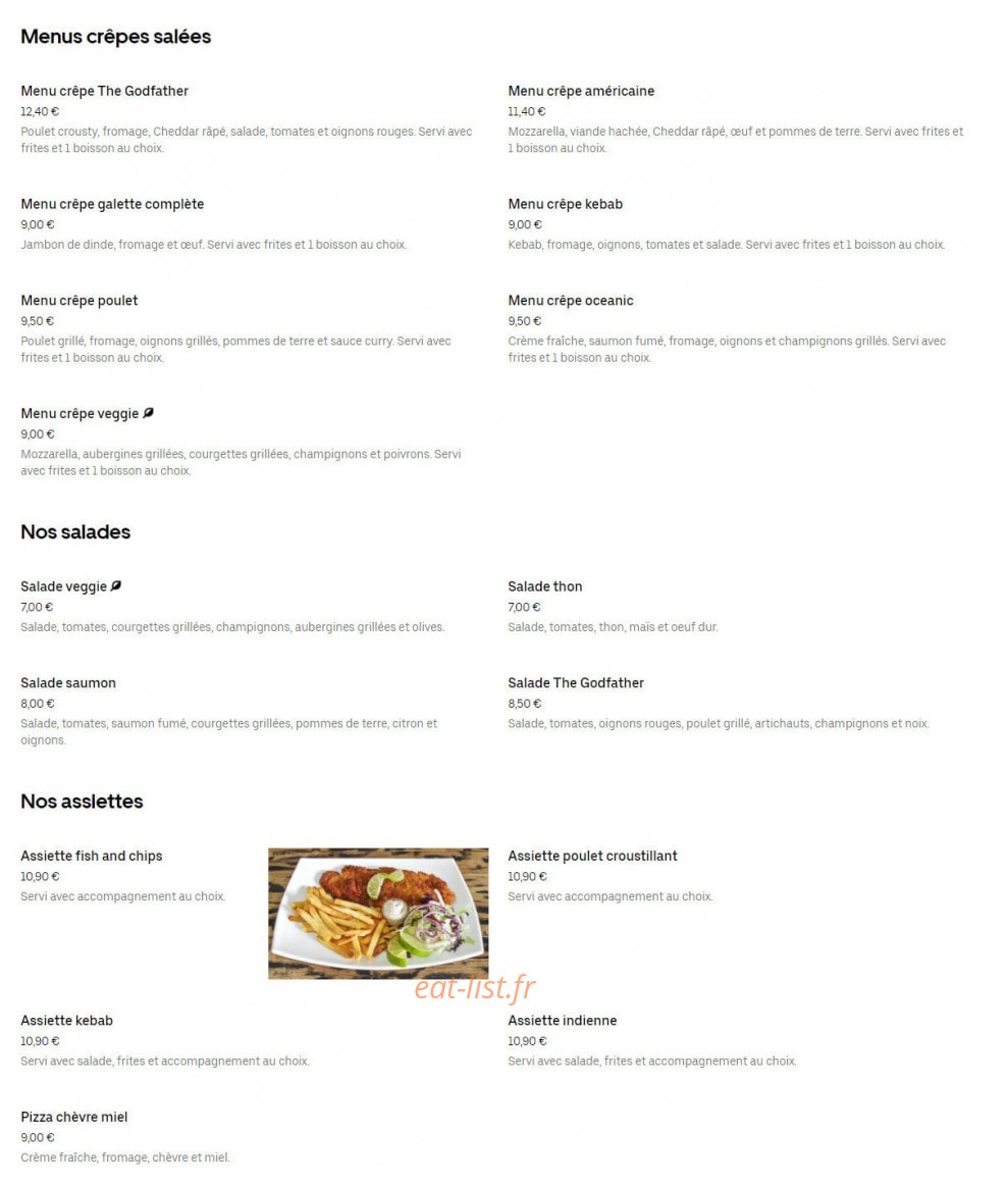 The Godfather — carte page 2