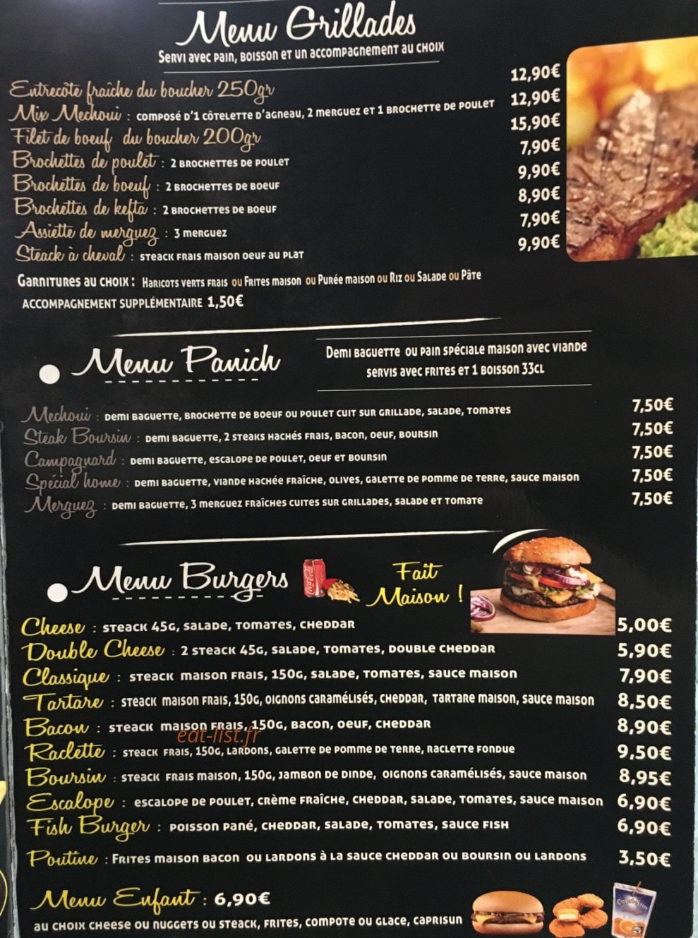 Eat Home — carte page 2