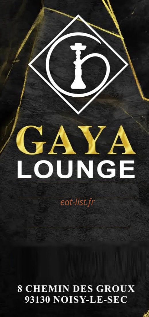 Gaya Lounge — carte page 1