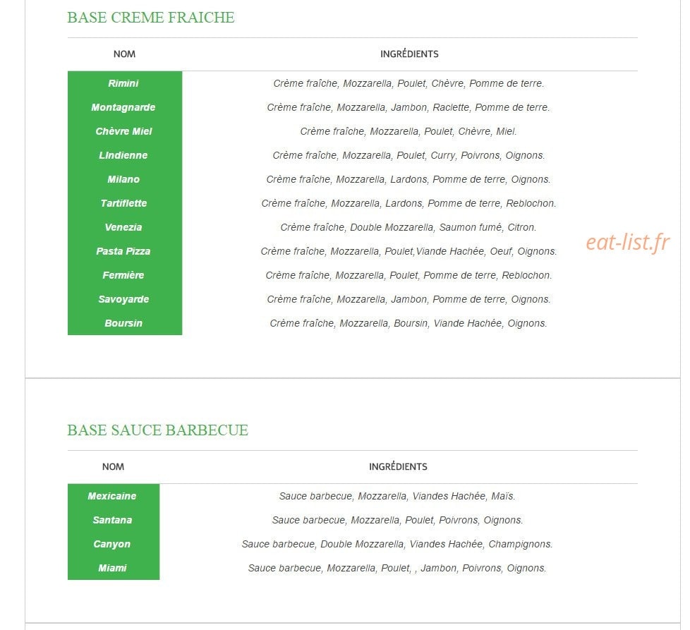 Good and Tasty — carte page 2