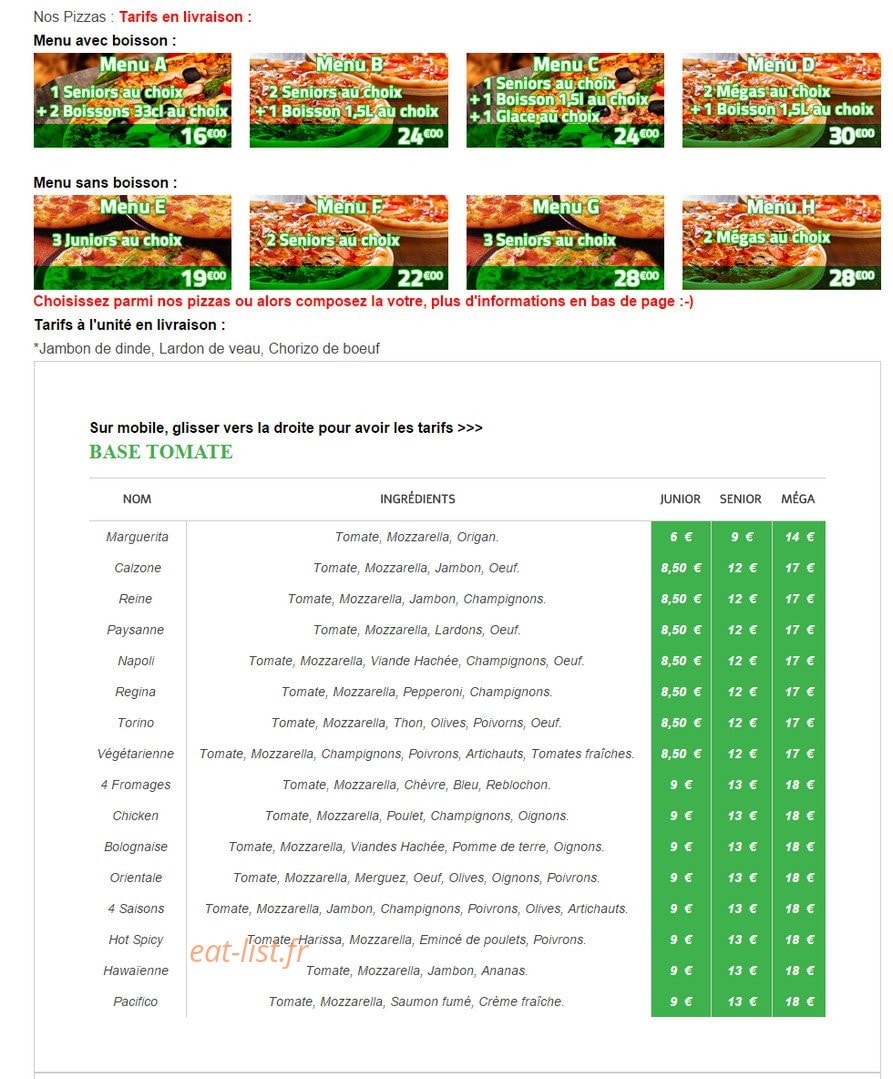 Good and Tasty — carte page 9